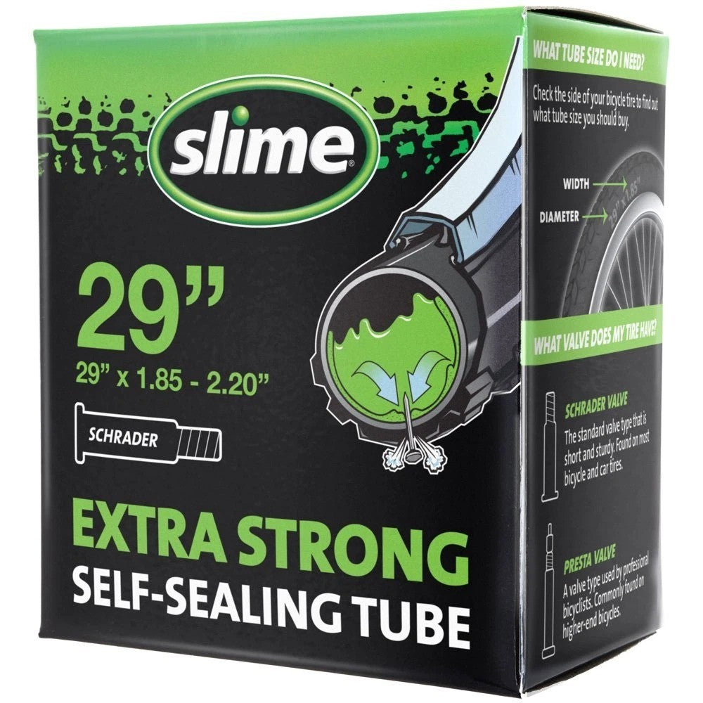 Self-Sealing Bicycle Inner Tube 29 Inch for Mountain & City Bikes - Extra Strength, Schrader Valve