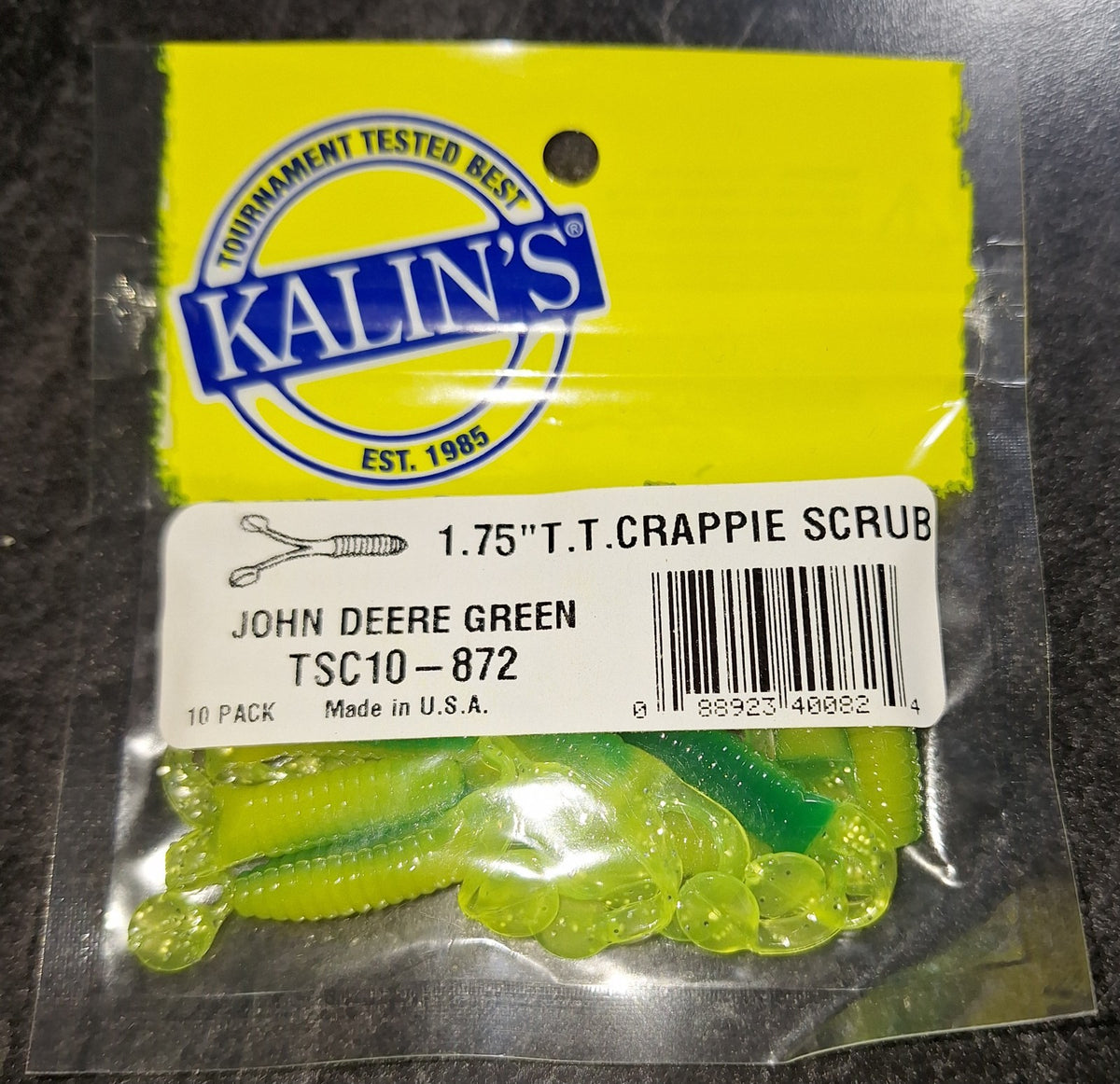 Crappie Fishing Bait - 1-3/4 Inch Soft Plastic Grubs in Multiple Colors - 20 Pack