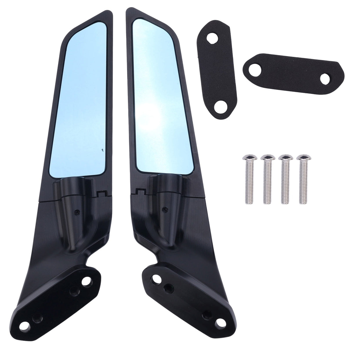 Motorcycle Rear View Mirrors for Kawasaki Ninja ZX-6R ZX636 2019-2024 - Pair