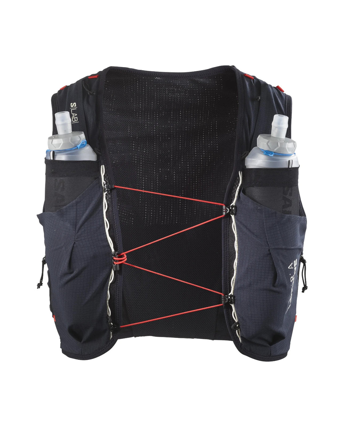Salomon S/Lab Ultra 10 Hydration Vest with Flasks Unisex Outdoor Running Backpack