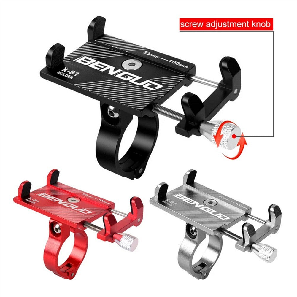 Adjustable Aluminum Bicycle Phone Mount Handlebar GPS Holder for Motorcycle