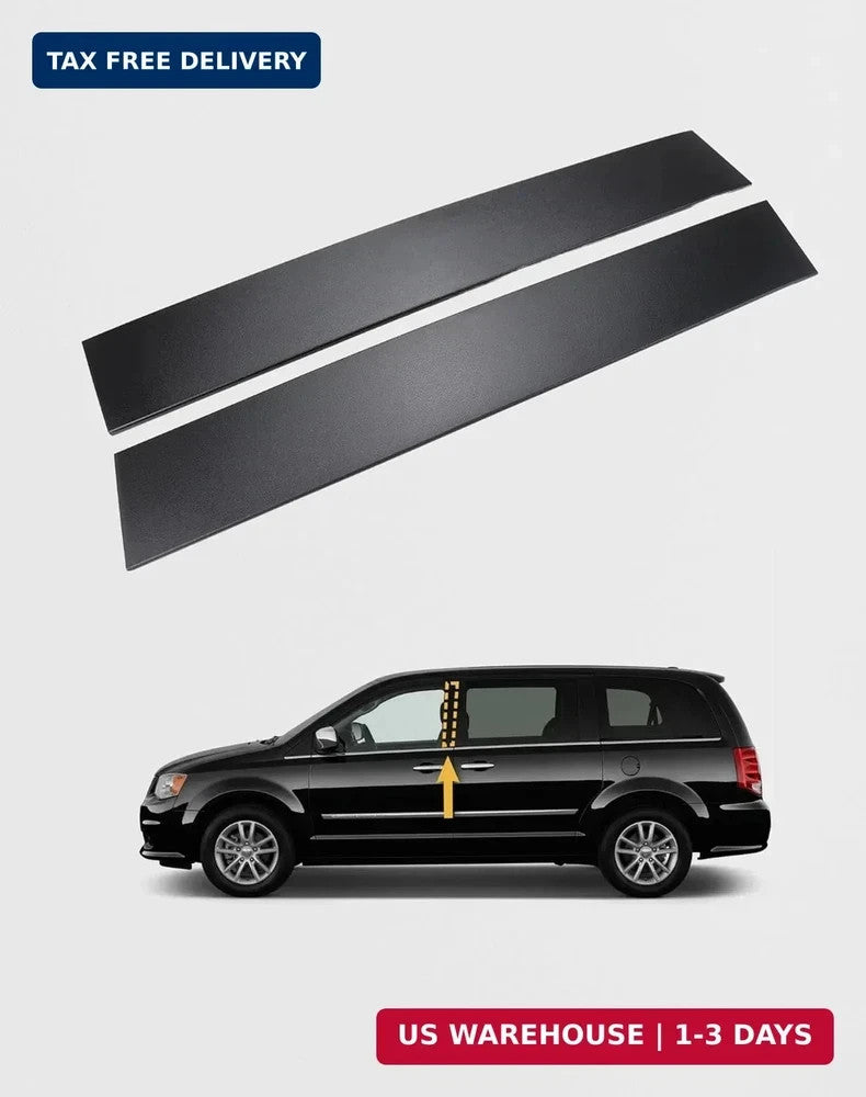Flecto B Pillar Door Molding Trim for Dodge Grand Caravan 2008-2020