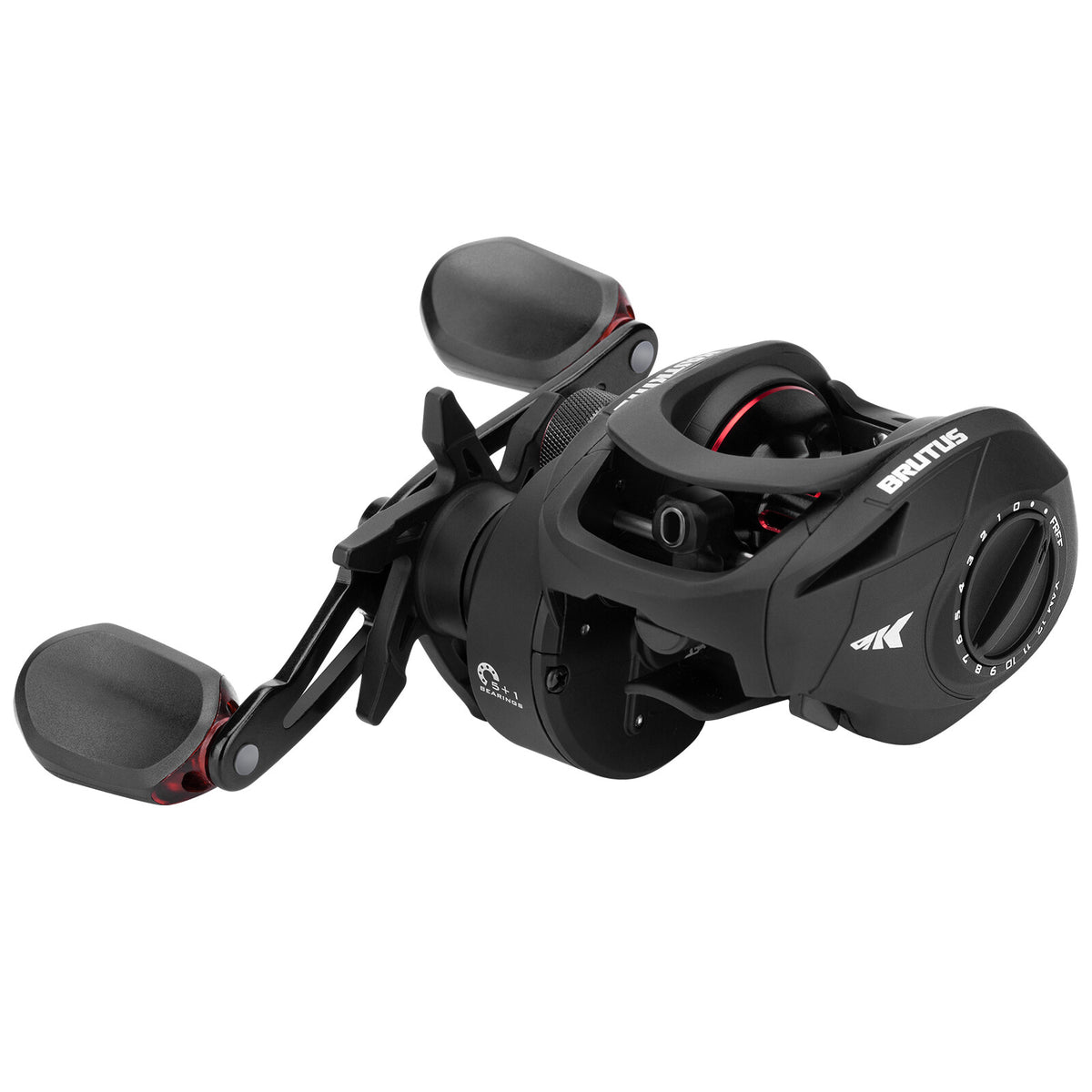 Baitcasting Fishing Reel 7.2:1 Gear Ratio Lightweight Graphite Frame