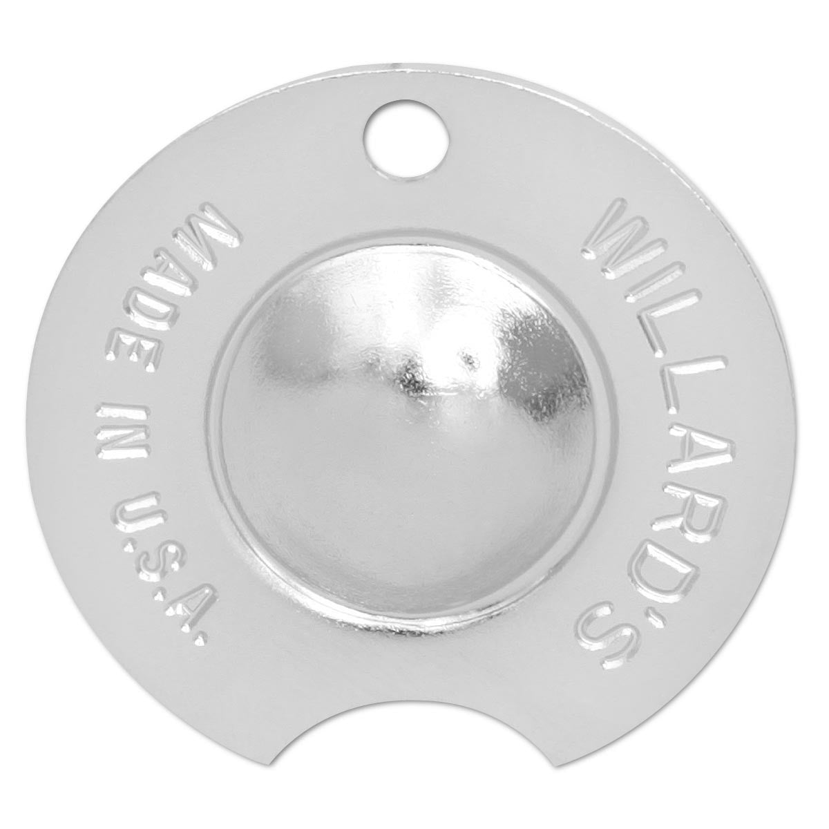 Willard's Pool Cue Tip Shaper .415 Inch Nickel Radius