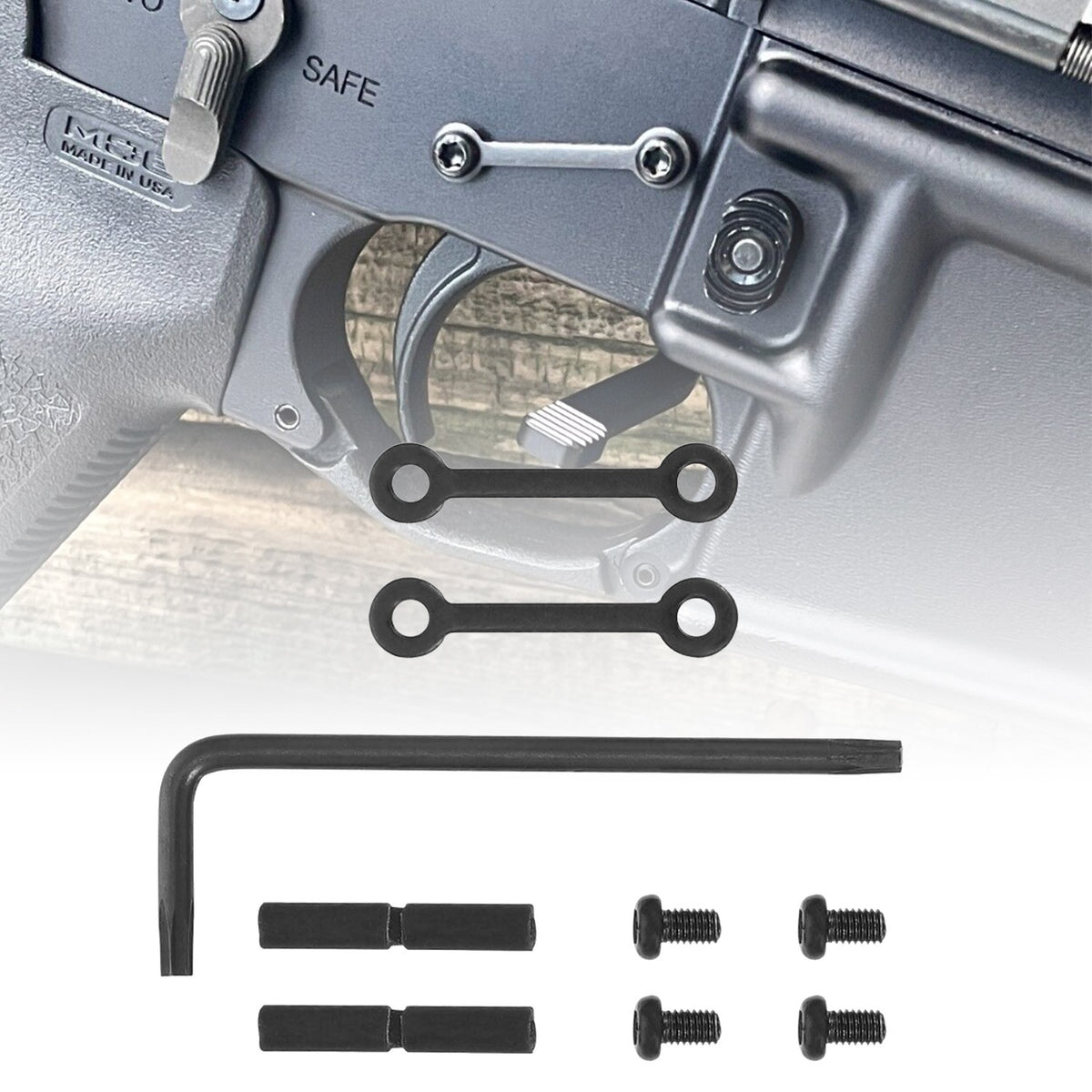 Anti Walk Trigger Kit for .154 Small Pinholes - High Precision, Non-Rotation