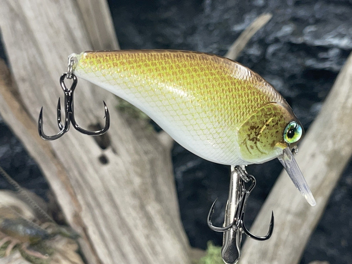 3.15 Inch Square Bill Crankbait - Custom Copper Color Fishing Lure