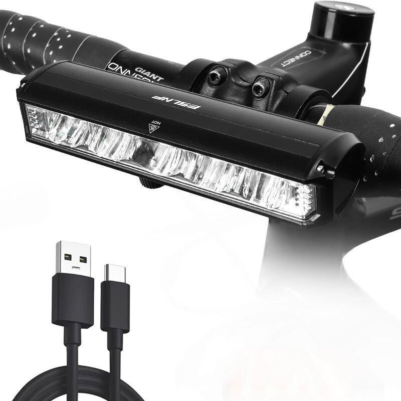 High-Power Bicycle Front Light 3250 Lumens USB Rechargeable 8000mAh