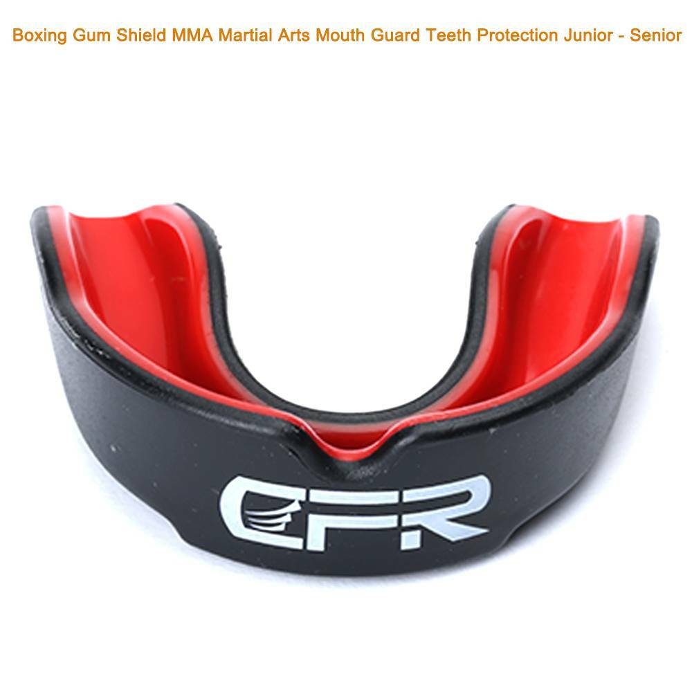 Sports Mouth Guard with Case for Teeth Grinding Boxing MMA - Custom Fit, Impact Protection