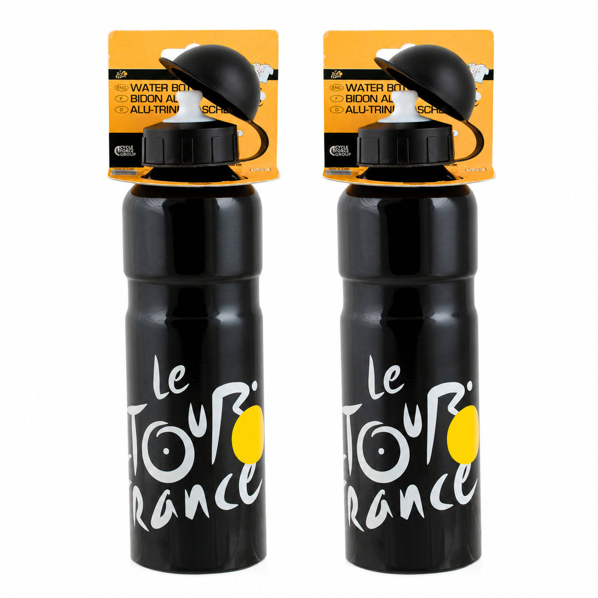 Tour de France Aluminum Water Bottle Pack - Cycling Hydration