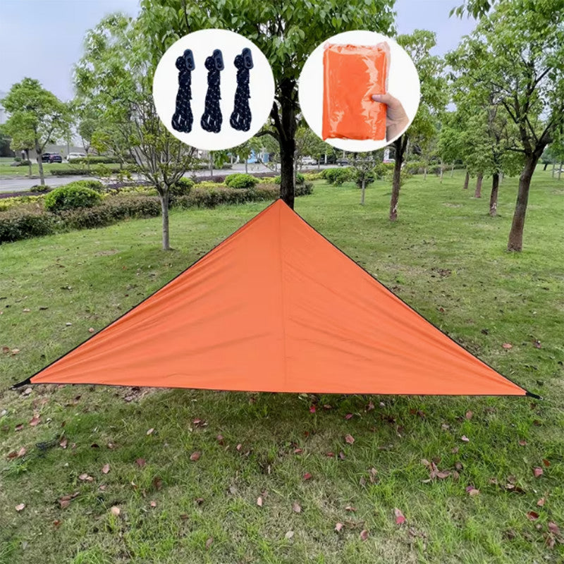 Waterproof Camping Tarp Shelter Rain Fly 10x10 ft for Outdoor Use