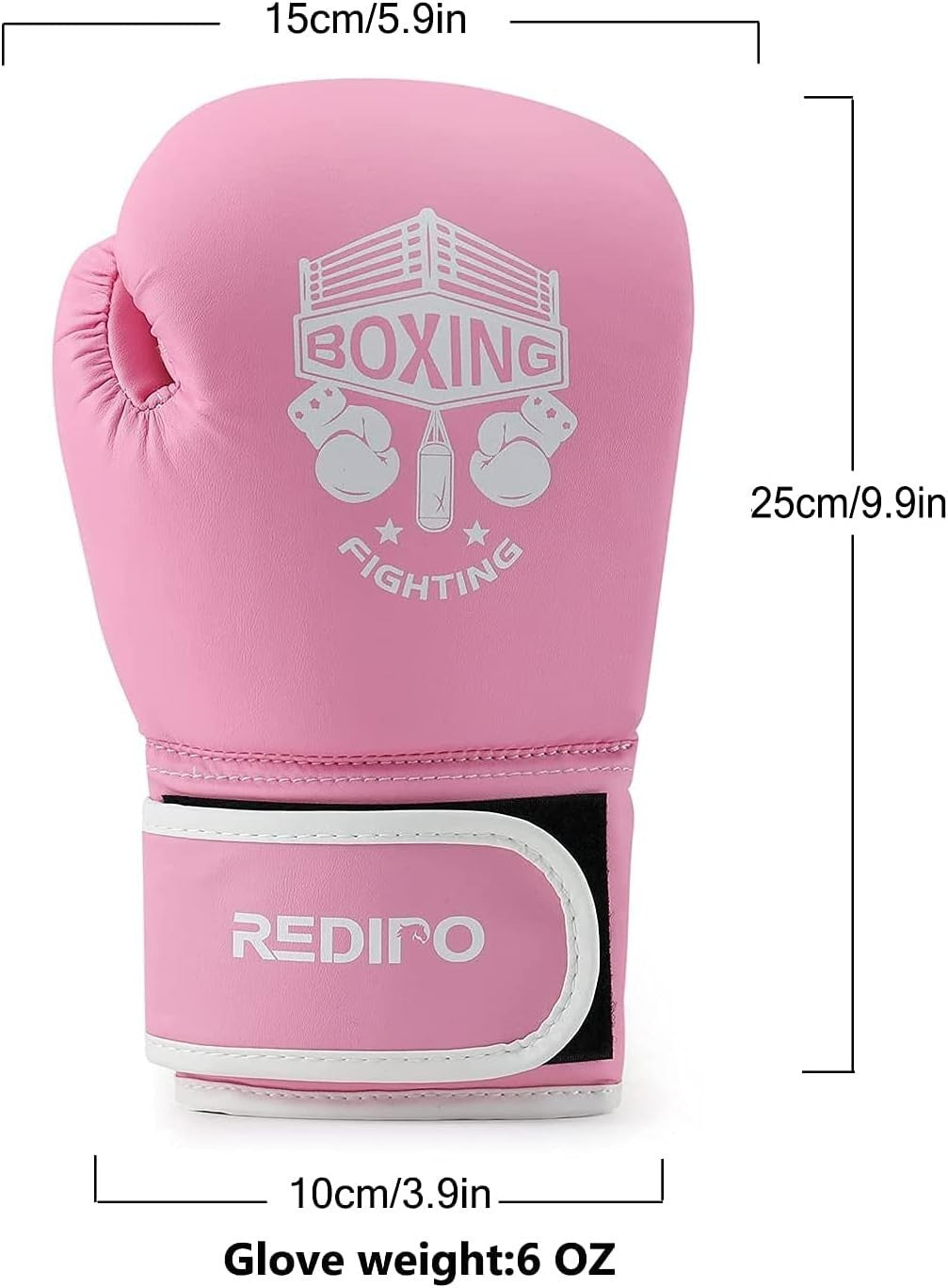 Kids Boxing Gloves 6oz with Adjustable Closure for Ages 3-9