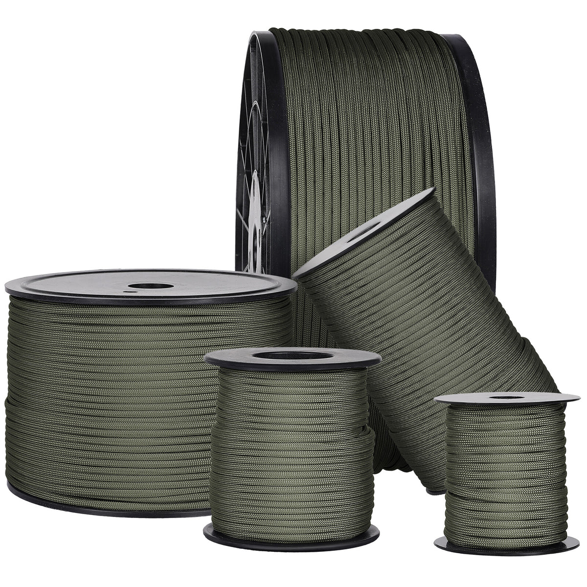 550 Paracord Parachute Cord in Spool - Heavy Duty Nylon Utility Rope