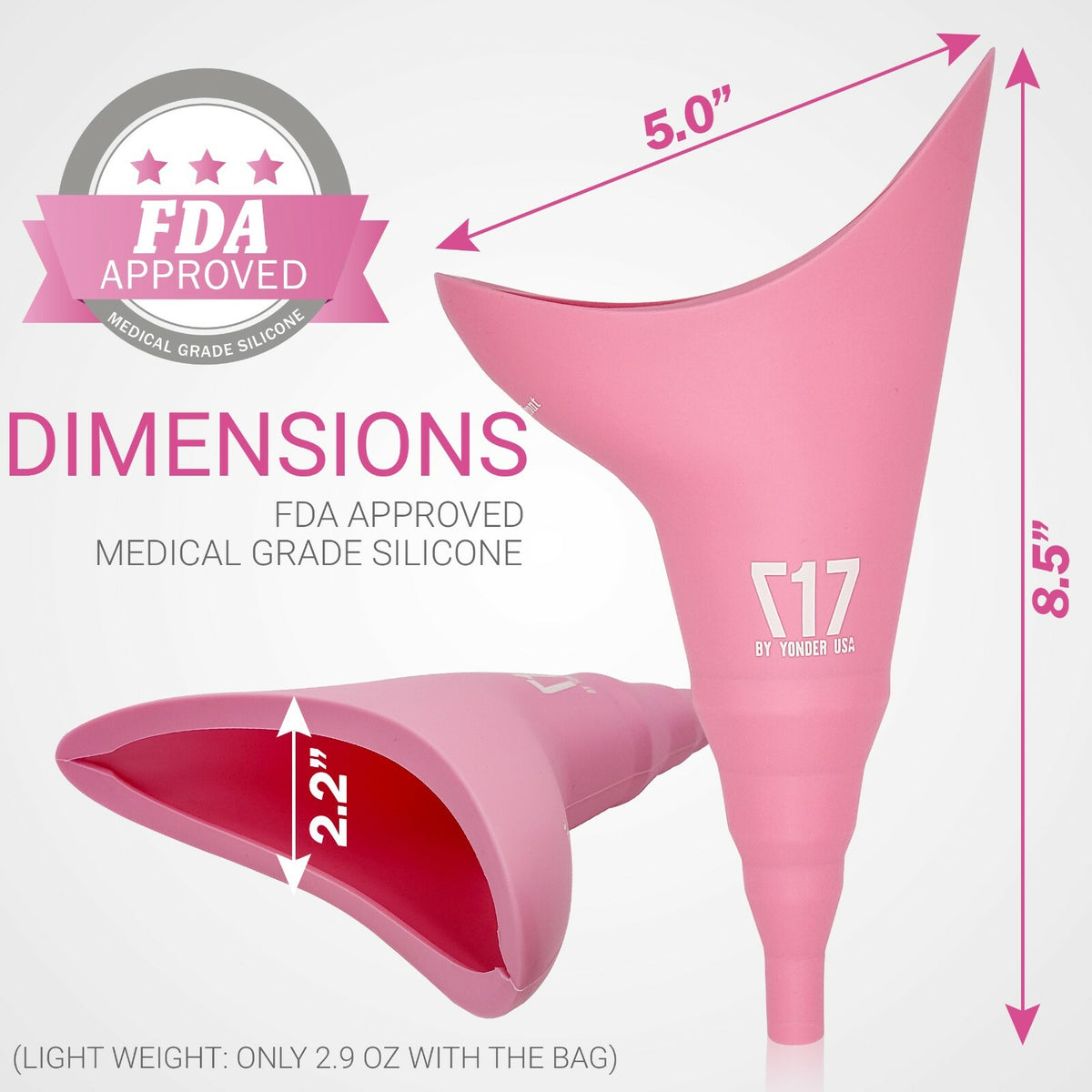 Female Urination Device for Outdoor Travel Camping & Hiking