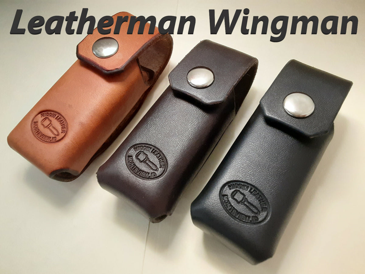 Leather Belt Holster for Leatherman Wingman - Handcrafted U.S. Made