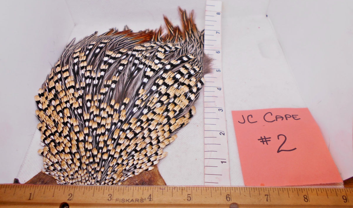 Fly Tying Jungle Cock Cape - Tyer's Grade B Feathers for Fly Fishing