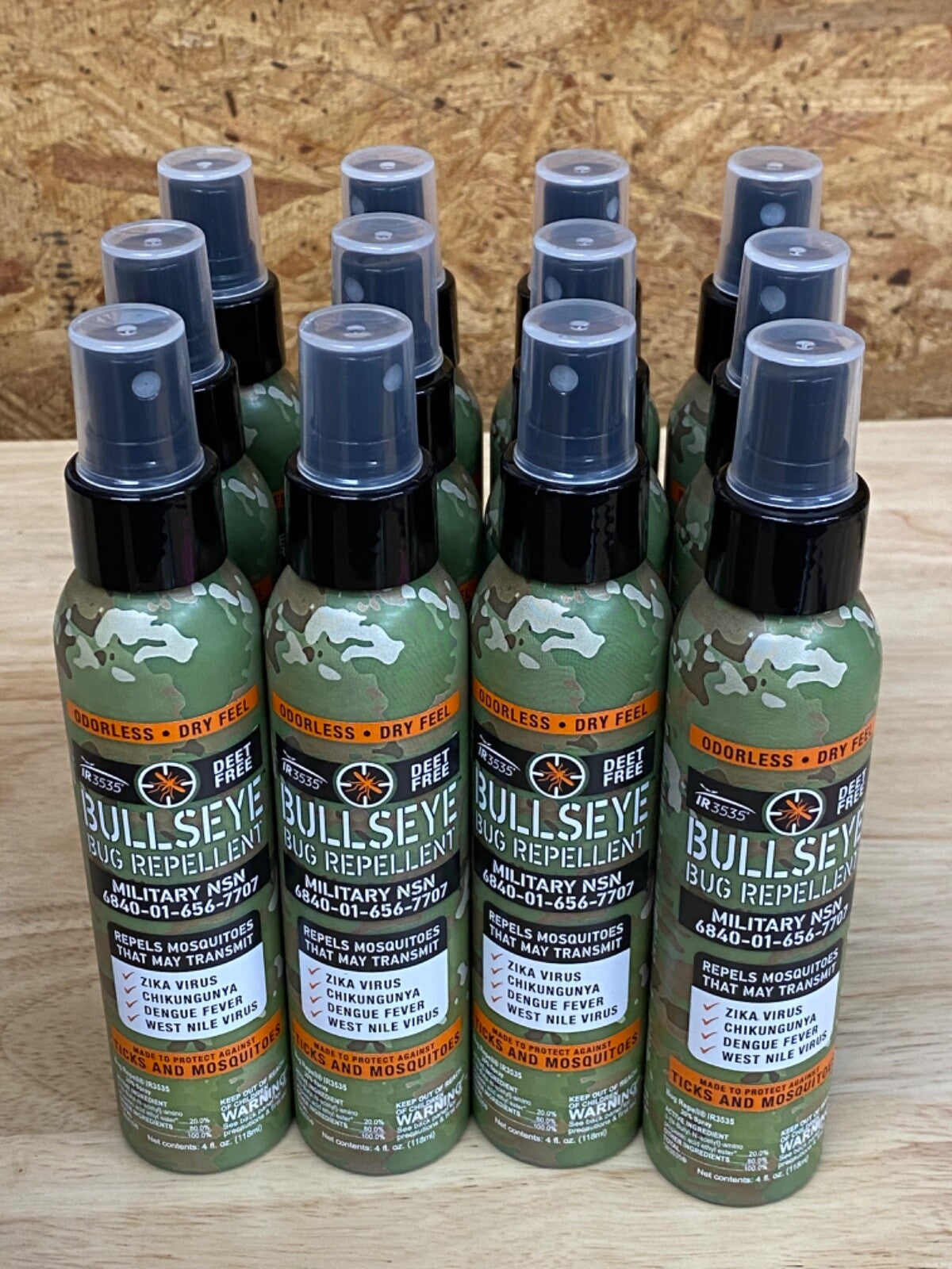 Mosquito & Insect Repellent Spray No Deet Odorless 12 Pieces