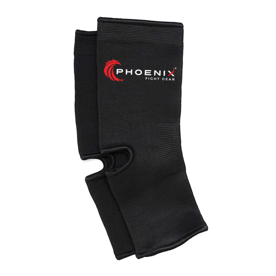 Ankle Supports Pair - MMA Muay Thai Kickboxing Elastic Brace for Training