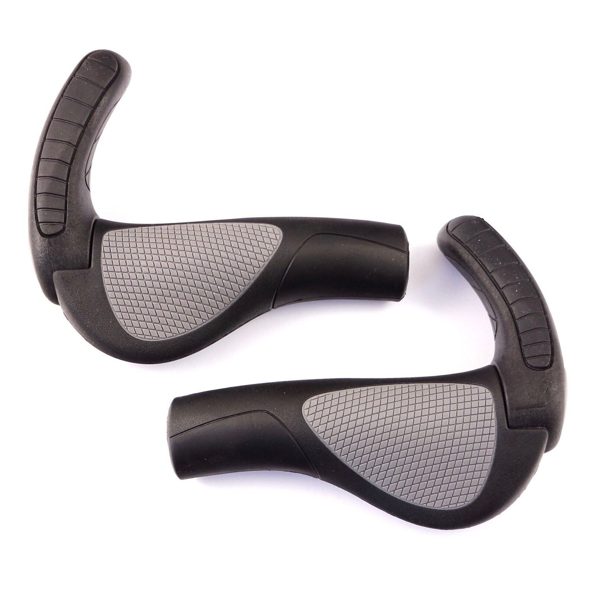 Ergon GP3-L GP3-S Bike Handlebar Grips with Bar Ends - MTB, Hybrid, Touring