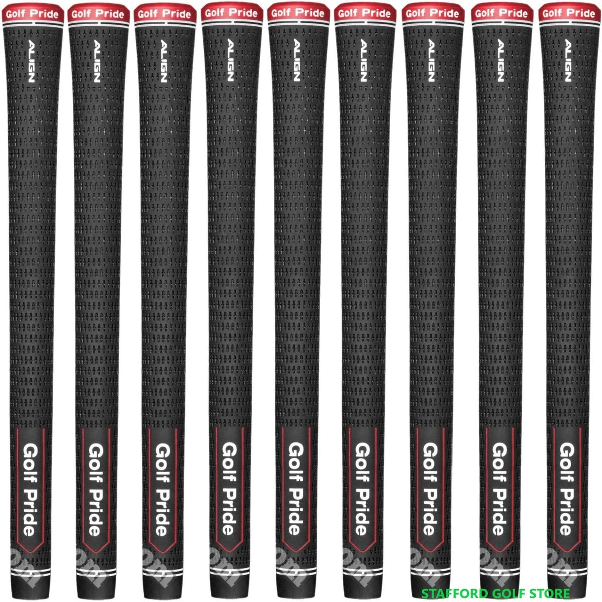 Golf Pride Tour Velvet ALIGN Golf Grip - Ribbed, Standard & Midsize Options