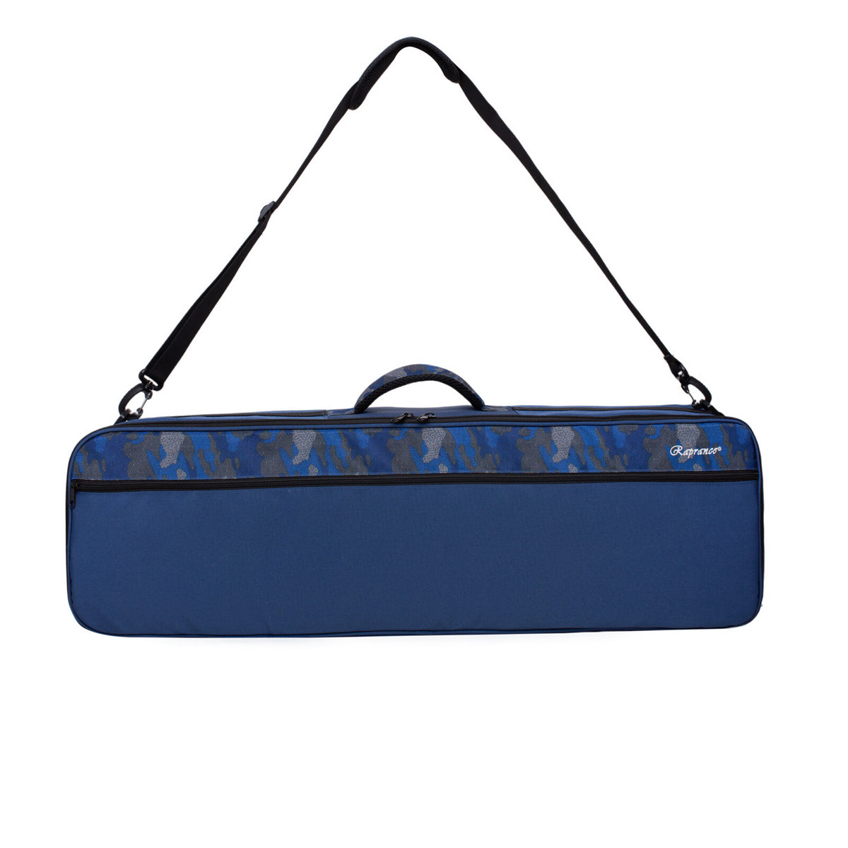 Fly Fishing Rod and Reel Travel Case - Protective Gear Bag with Adjustable Dividers