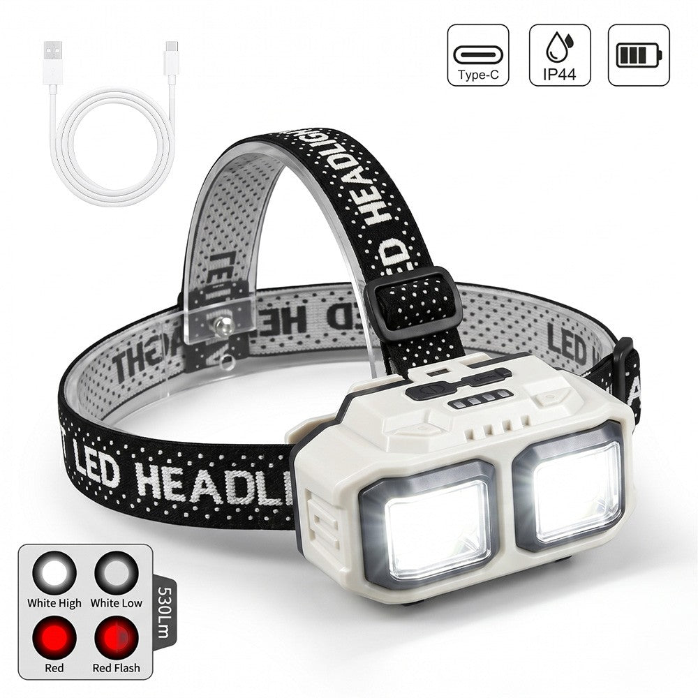 Rechargeable 9900000LM High Brightness LED Headlamp with 3 Modes, Waterproof