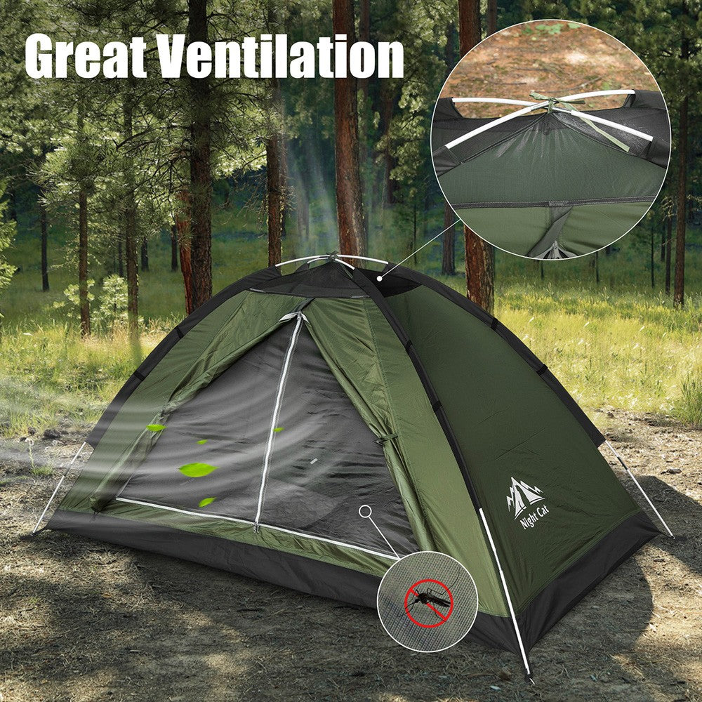 Waterproof 1-2 Person Camping Tent for Backpacking & Hiking – Easy Setup, Light & Heavy Rainproof