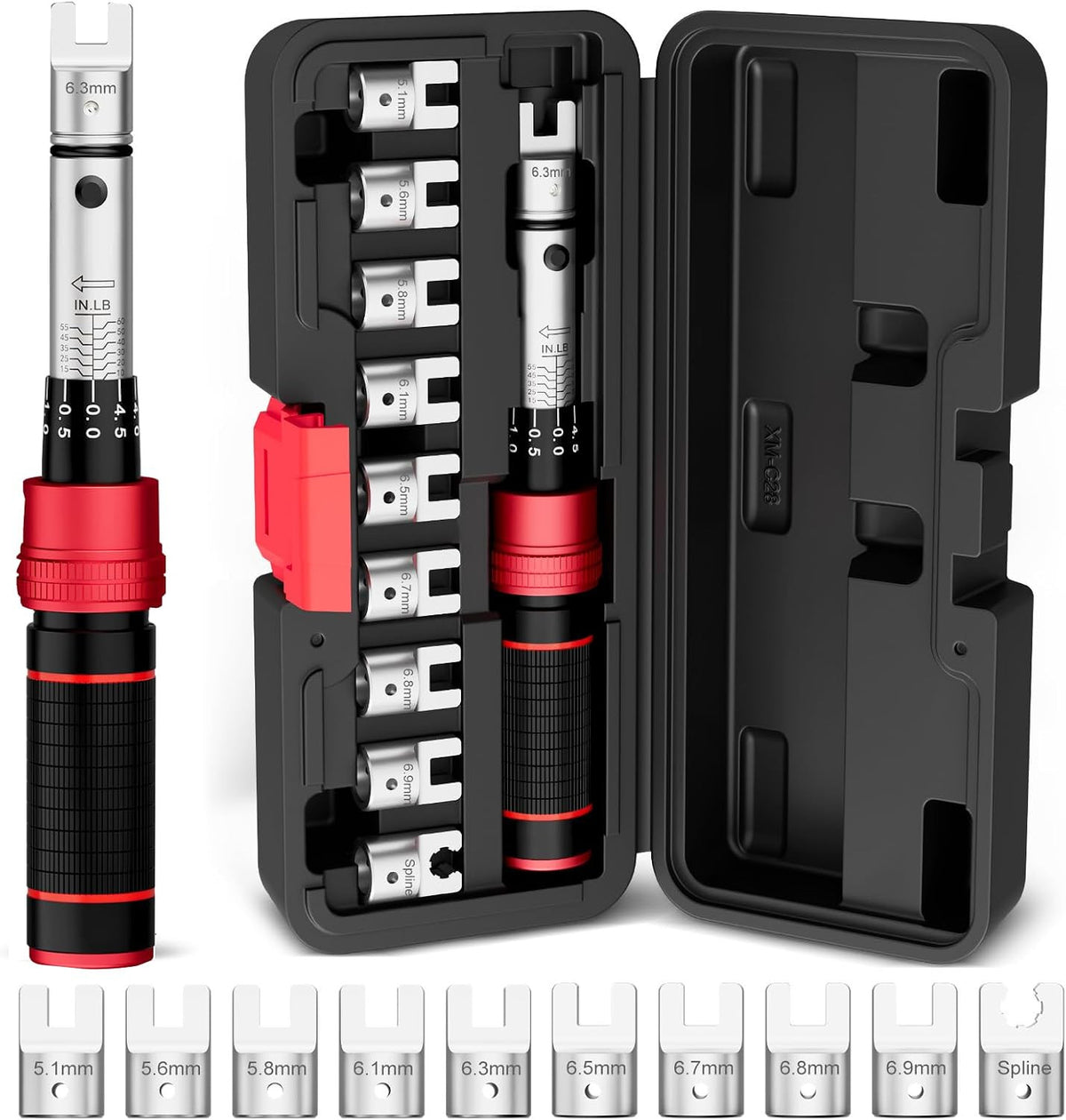 Motorcycle & Bicycle Spoke Torque Wrench Set - Precise Wheel Maintenance Tools
