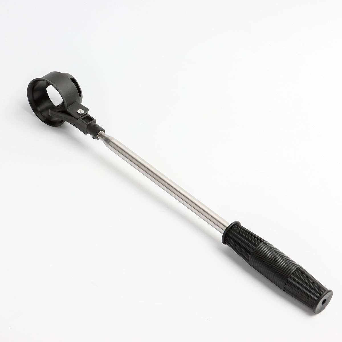Telescopic Golf Ball Retriever with Movable Scoop - Stainless Steel & ABS Handle