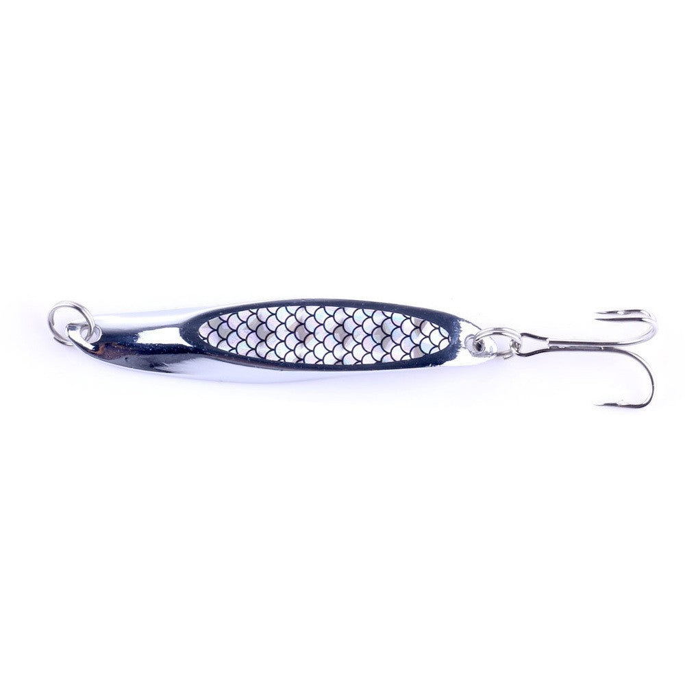 5pcs Metal Casting Fishing Spoons 21g Jigging Lure Tackle Set
