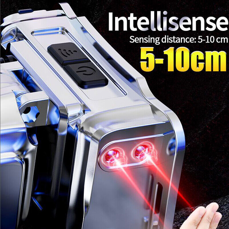 90000 Lumen Rechargeable Headlamp with Sensor Control and 500m Beam