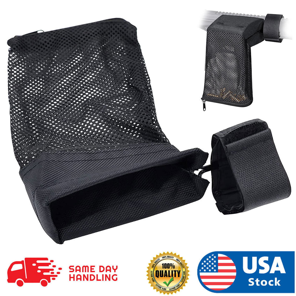 Brass Catcher with Quick Release Mesh Heat-Resistant Padded for Shooting Range