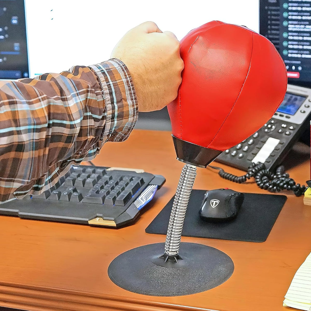 Desktop Punching Bag Stress Relief Gag Toy for Office & Home