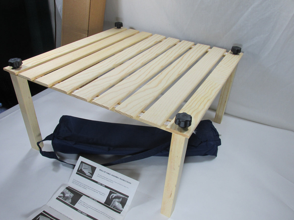 Portable Wooden Picnic Camping Table 23x23x13 Outdoor Foldable