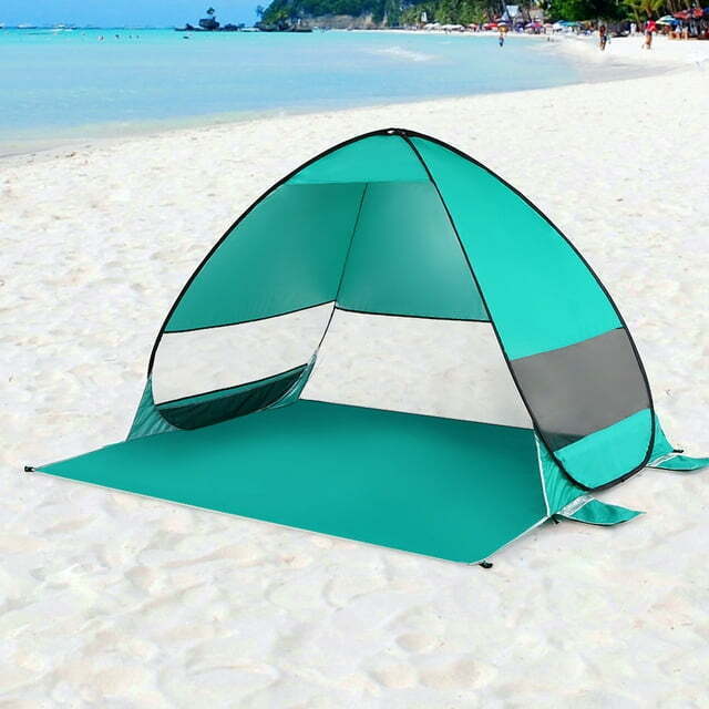 Portable Pop Up Beach Tent Sun Shade Shelter with Carry Bag UV Protection