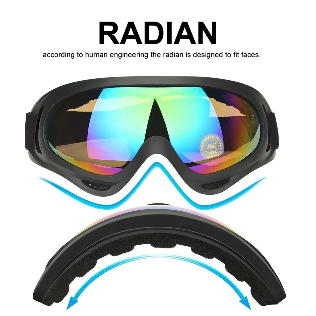 Winter Snow Sport Goggles UV Protection Anti-Fog Snowboard Ski Eyewear