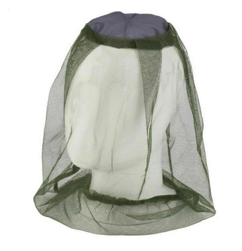5 Pack Mosquito Insect Net Hats Face Cover Bug Mesh Shelter for Camping & Outdoor