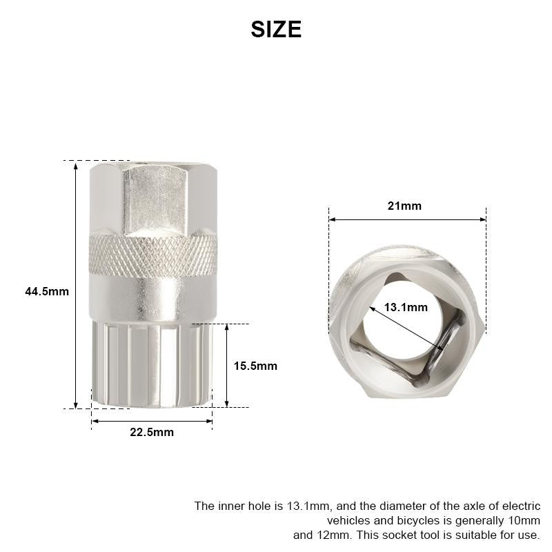 Bicycle Freewheel Removal Tool 12 Spline for Shimano SRAM & SunRace