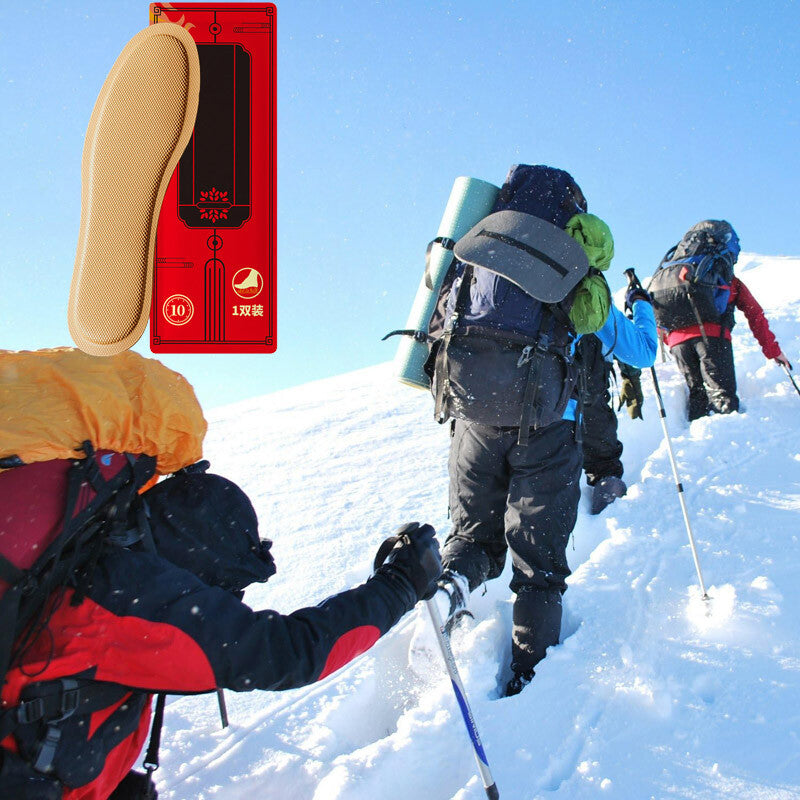 Self Heating Insoles Winter Thermostatic Warm Foot Heaters - 1 Pair to 10 Pairs