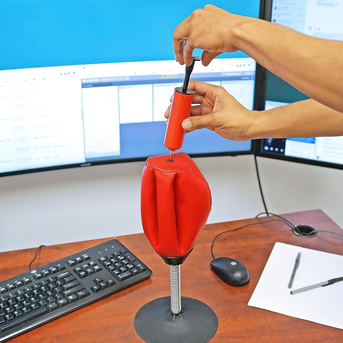 Desktop Punching Bag Stress Relief Gag Toy for Office & Home