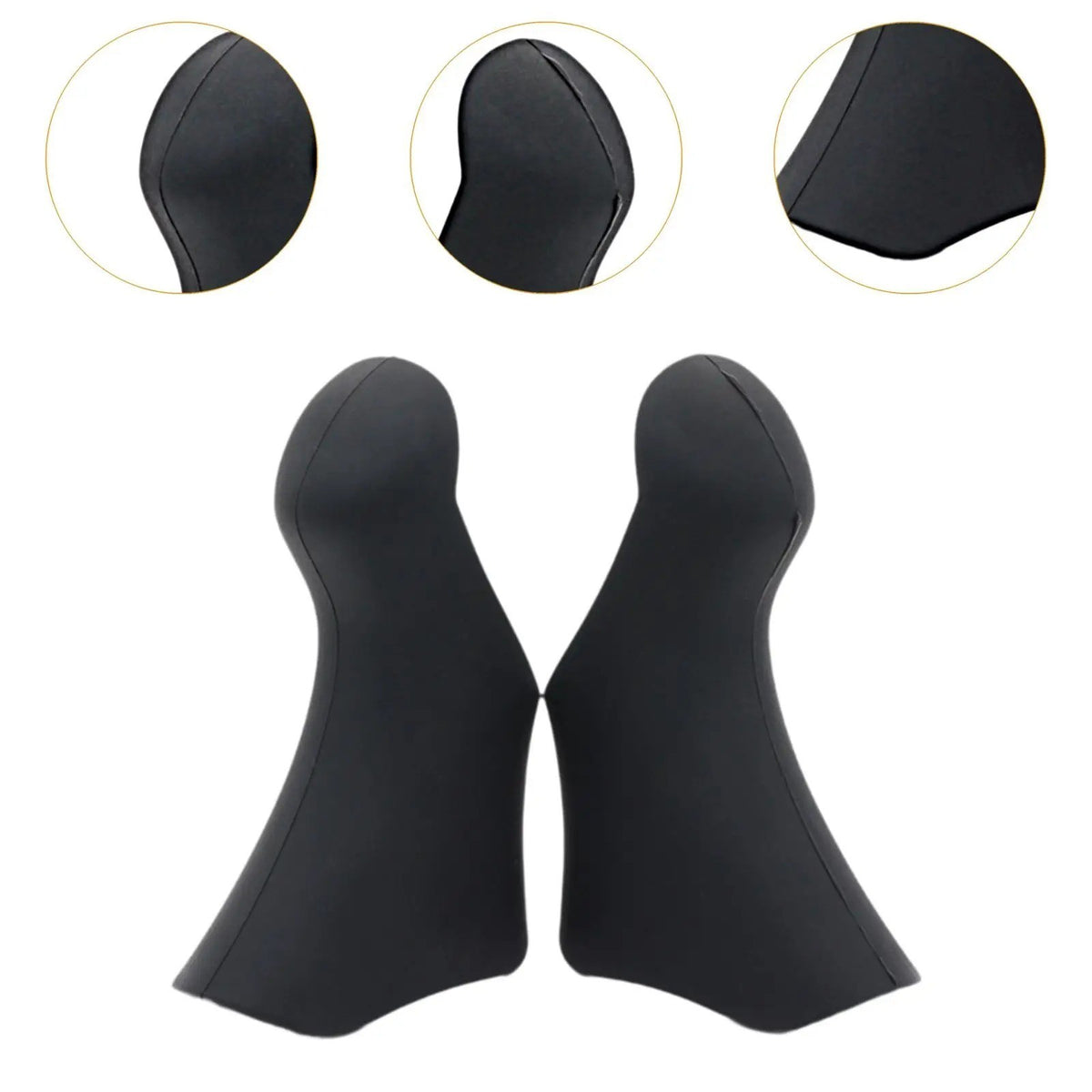 Bike Brake Lever Cover Set Silicone Shifter Hoods for Road & Mountain Bikes
