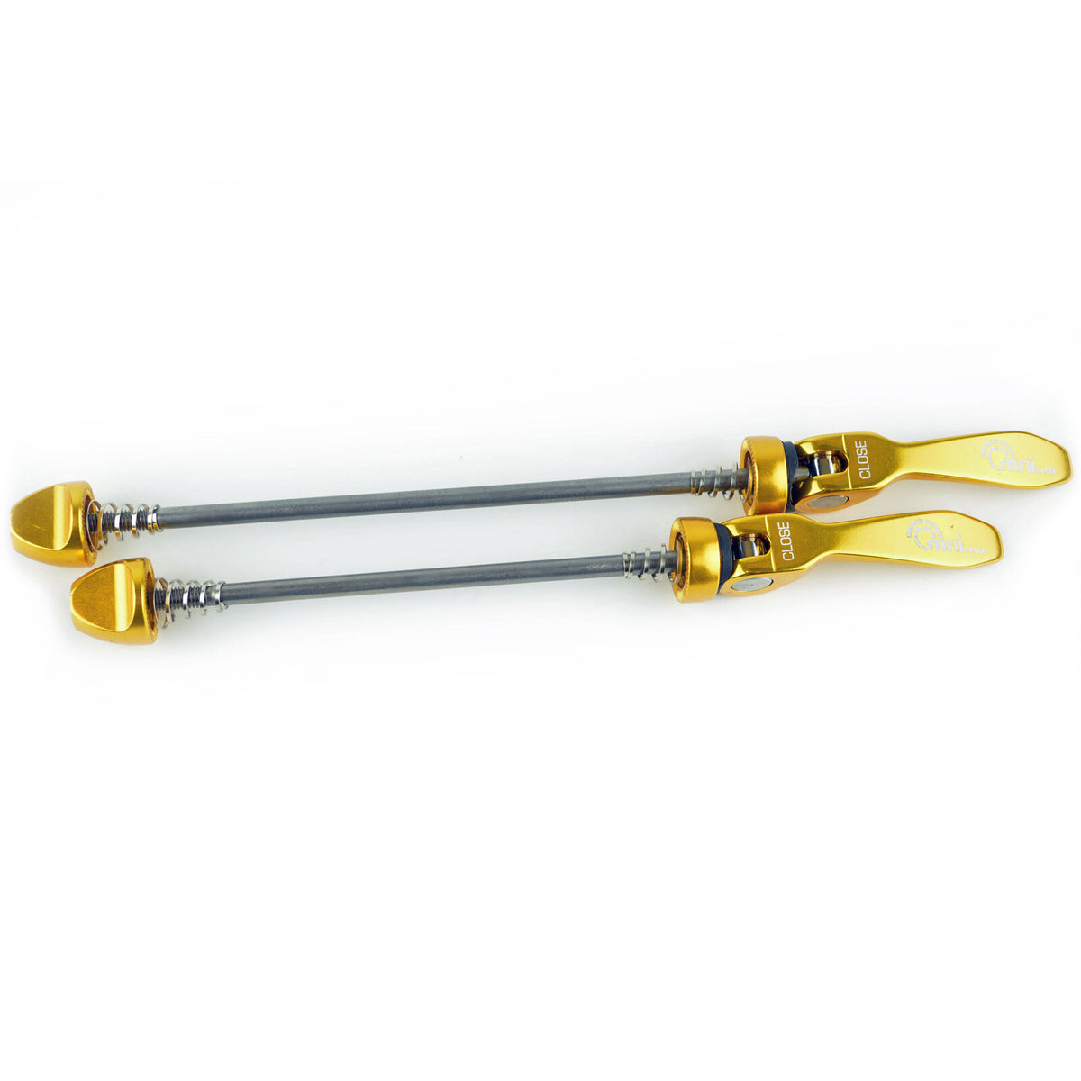 Lightweight Bicycle Wheel Skewers Set for Road & Mountain Bikes - Stainless Steel