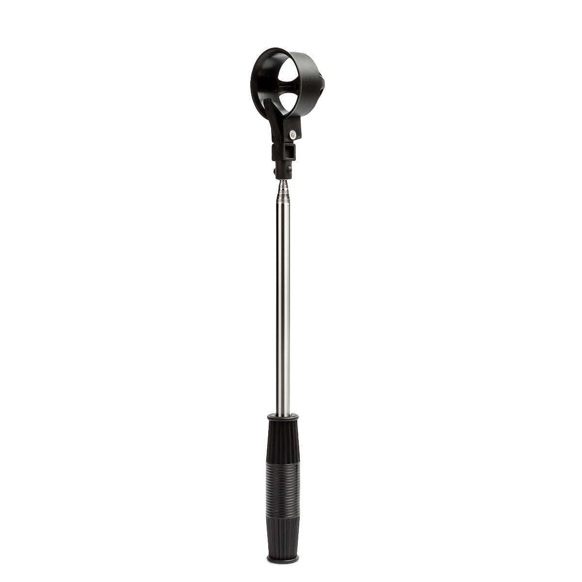 Telescopic Golf Ball Retriever with Movable Scoop - Stainless Steel & ABS Handle