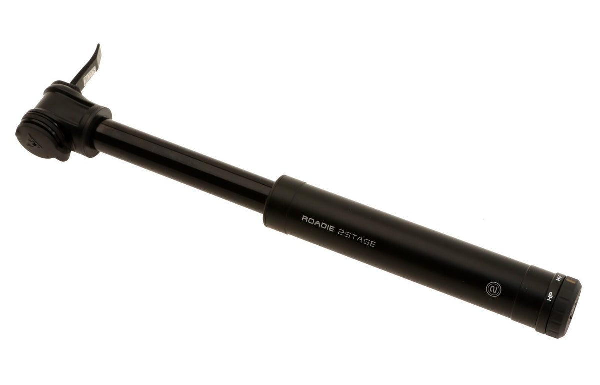 Topeak Roadie 2Stage Aluminum Bike Pump Presta Valve 160 PSI Compact