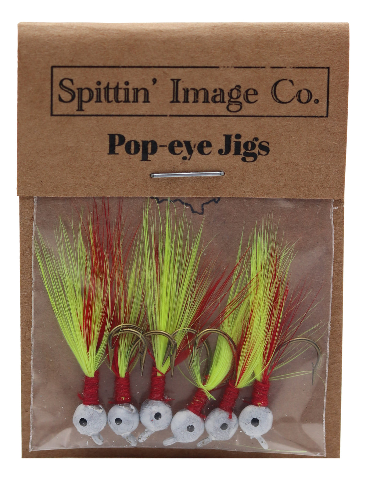 Artificial Fishing Jigs - 1/20 oz Flies with Hand Tied Feathers - 6 Pack