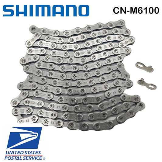 12-Speed Bicycle Chain 118 Links for MTB & E-Bike Deore CN M6100