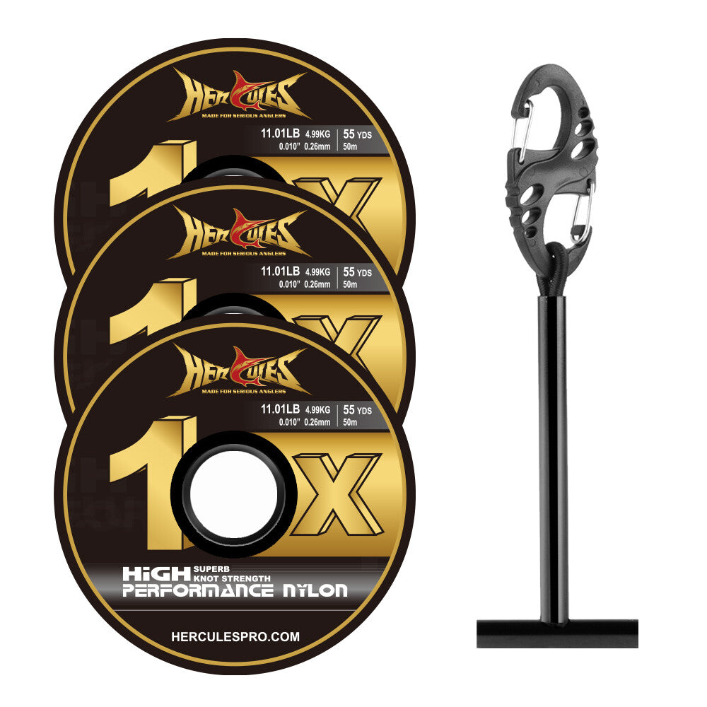 Fly Fishing Tippet Line Fluorocarbon & Nylon Spools - Multiple Sizes