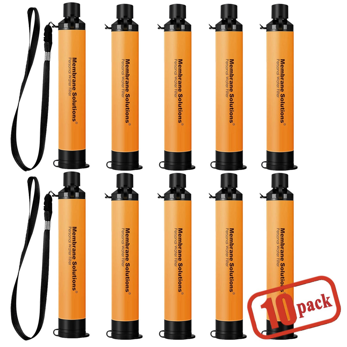 Portable Water Filter Straw for Camping Hiking Survival & Emergency Use