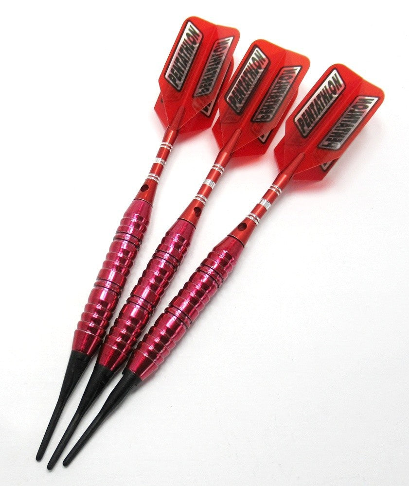 Dart Set 18g Soft Tip with Case, Extra 16g Darts & Tips Bundle