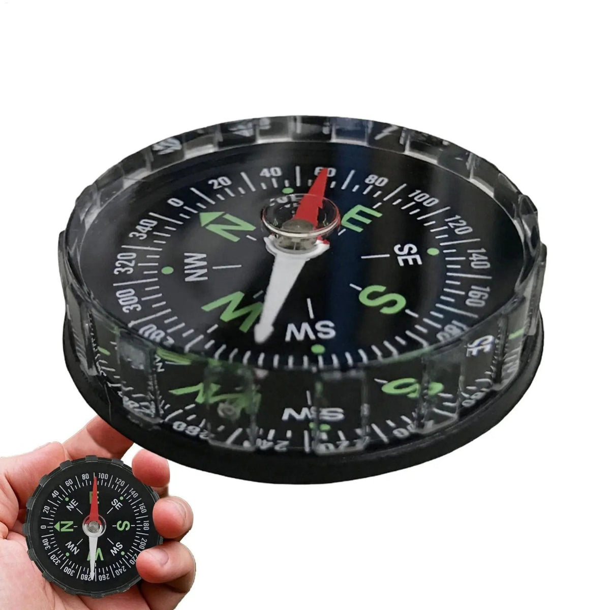 Waterproof Hiking Compass - Portable Survival Navigation Tool