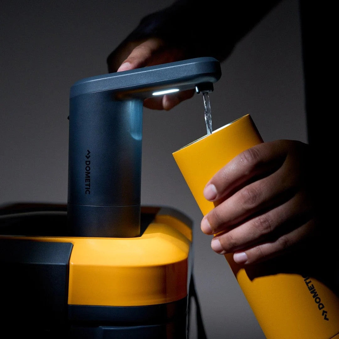Portable Water Faucet for Camping & Overlanding – Battery-Powered, Touch-Activated
